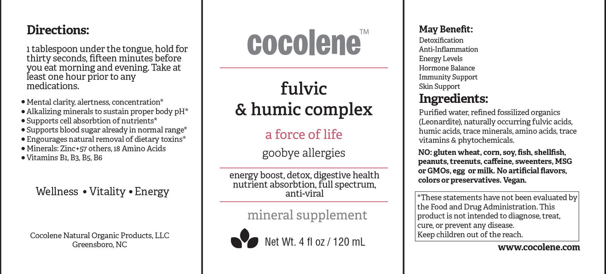 Fulvic & Humic Complex - Cocolene